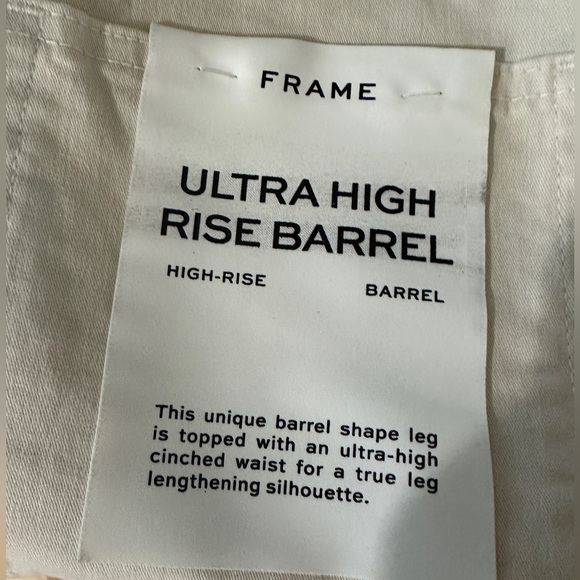 FRAME Ultra High Rise Barrel - Picture 3 of 14